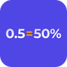 Calculadora de Decimal para Porcentagem